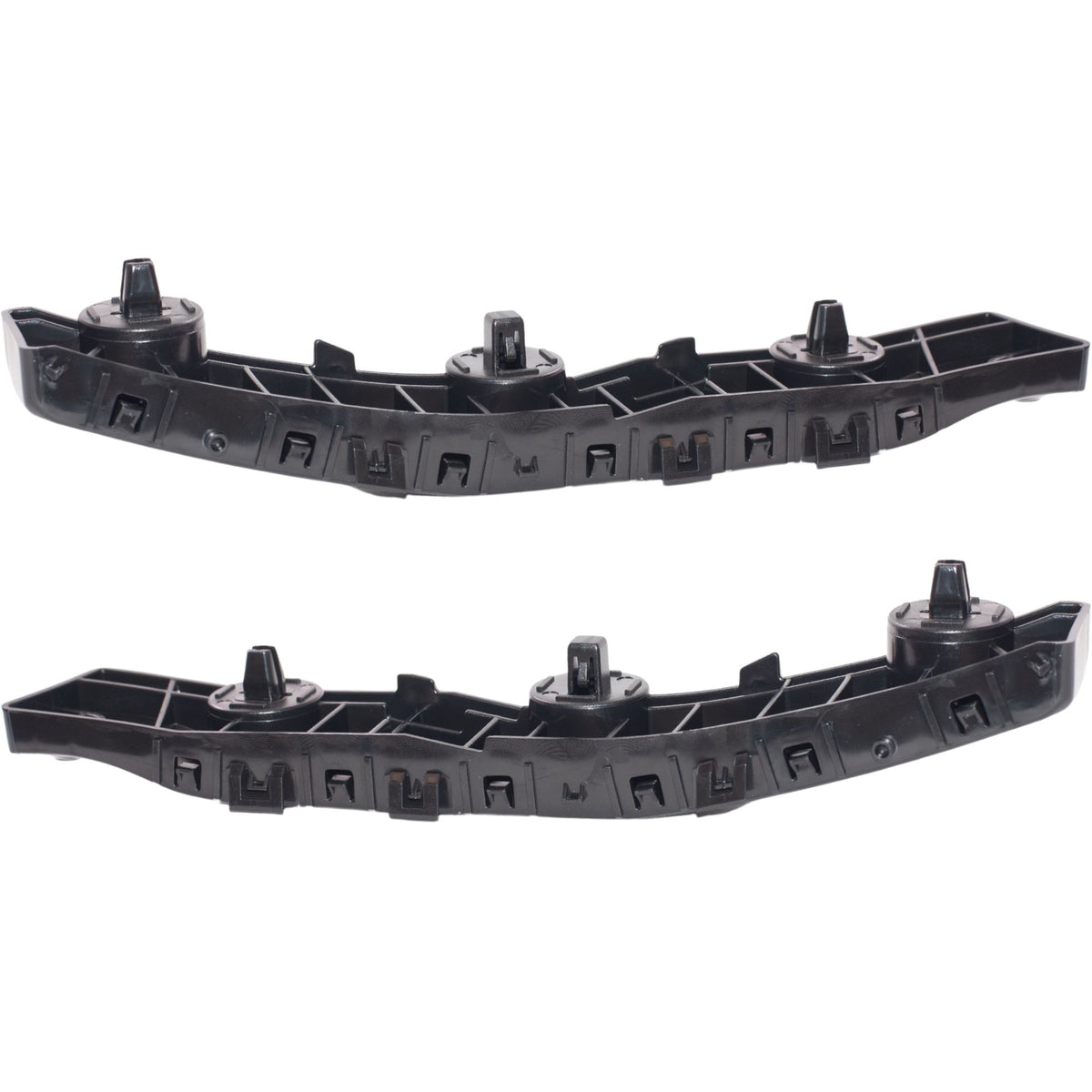 Front Outer Upper Driver Left Passenger Side Right Bumper Cover Support Bracket Set Compatible with 2014-2020 Nissan Rogue 2017-2019 Nissan Rogue Hybrid 62223-4BA1A 62222-4BA1A NI1032108 NI1033108