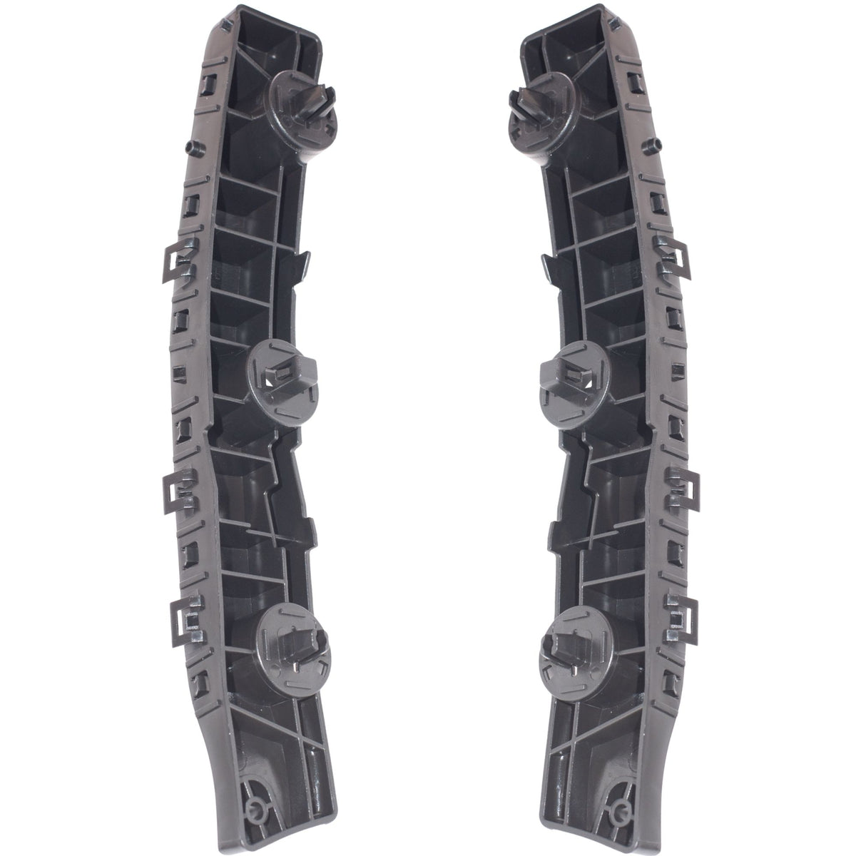 Front Outer Upper Driver Left Passenger Side Right Bumper Cover Support Bracket Set Compatible with 2014-2020 Nissan Rogue 2017-2019 Nissan Rogue Hybrid 62223-4BA1A 62222-4BA1A NI1032108 NI1033108