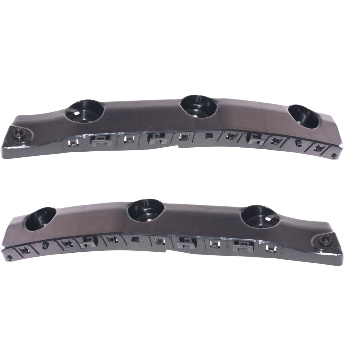 Front Outer Upper Driver Left Passenger Side Right Bumper Cover Support Bracket Set Compatible with 2014-2020 Nissan Rogue 2017-2019 Nissan Rogue Hybrid 62223-4BA1A 62222-4BA1A NI1032108 NI1033108