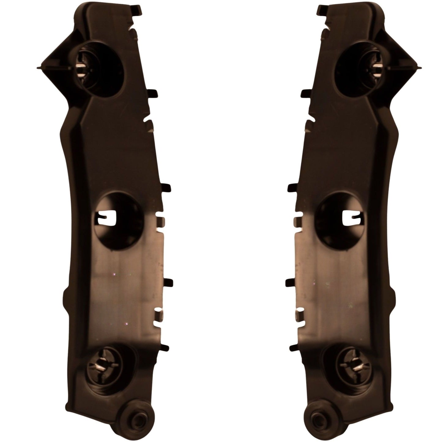 Brock Front Outer Driver Side Left Passenger Side Right Bumper Cover Support Bracket Set Compatible with 2021-2025 Nissan Rogue USA Built 62223-6RR0B 62222-6RR0B