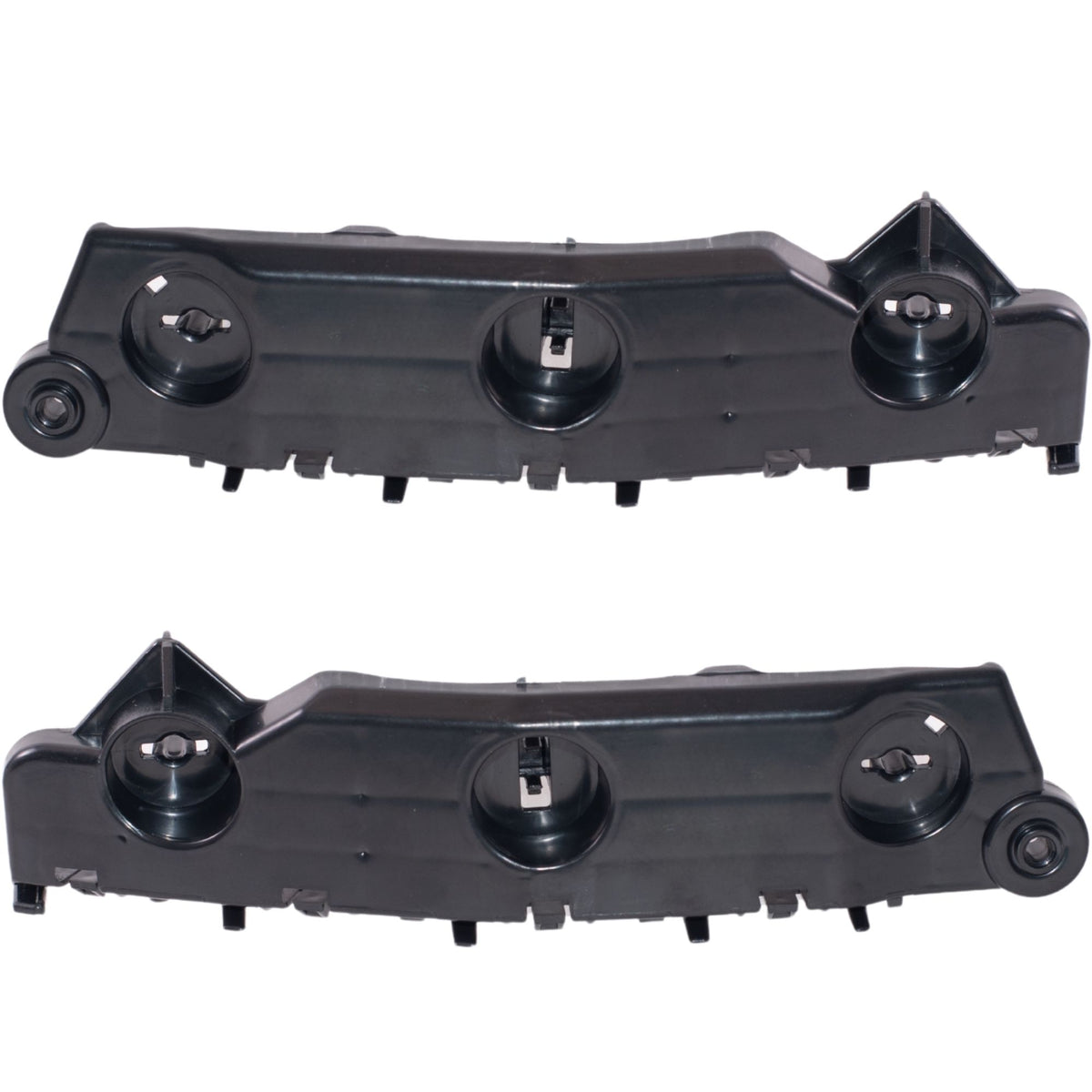 Front Outer Driver Side Left Passenger Side Right Bumper Cover Support Bracket Set Compatible with 2021-2025 Nissan Rogue Japan Built 62223-6RA0A 62222-6RA0A NI1042129 NI1043129