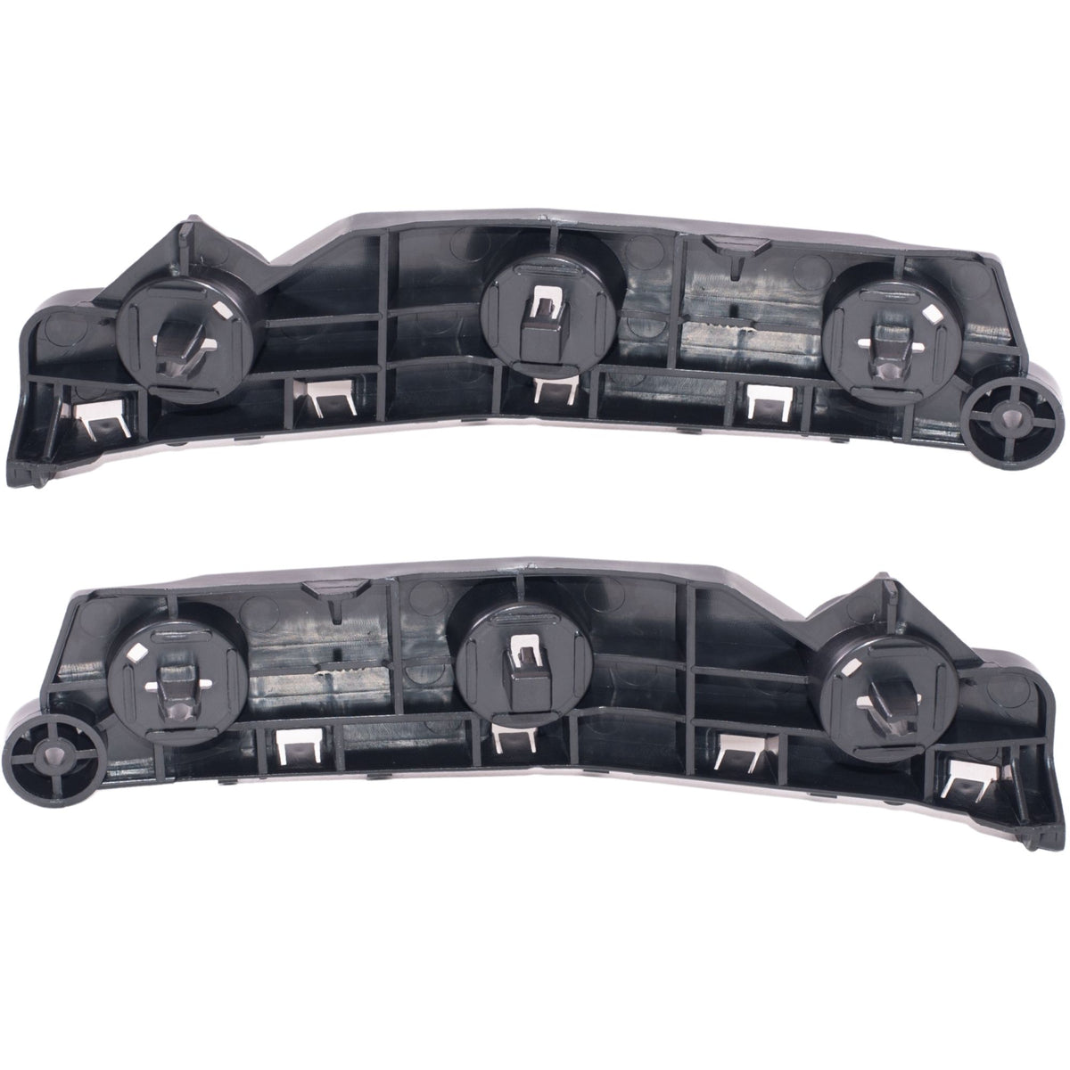 Front Outer Driver Side Left Passenger Side Right Bumper Cover Support Bracket Set Compatible with 2021-2025 Nissan Rogue Japan Built 62223-6RA0A 62222-6RA0A NI1042129 NI1043129