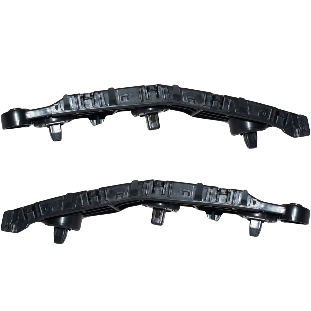 Front Outer Driver Side Left Passenger Side Right Bumper Cover Support Bracket Set Compatible with 2021-2025 Nissan Rogue Japan Built 62223-6RA0A 62222-6RA0A NI1042129 NI1043129