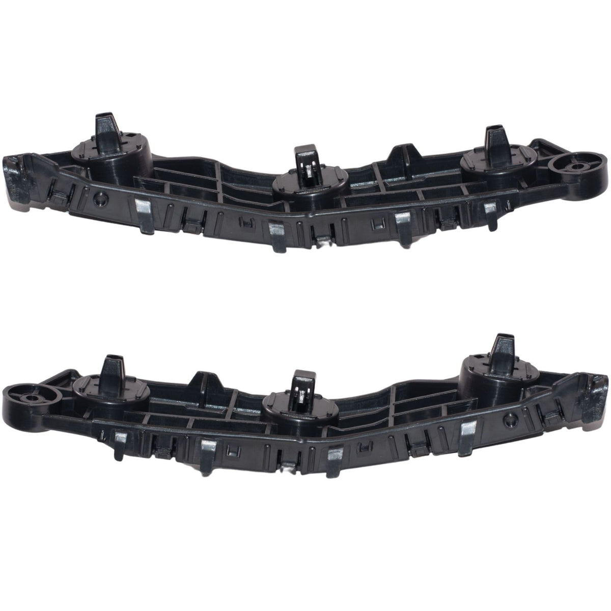 Front Outer Driver Side Left Passenger Side Right Bumper Cover Support Bracket Set Compatible with 2021-2025 Nissan Rogue Japan Built 62223-6RA0A 62222-6RA0A NI1042129 NI1043129