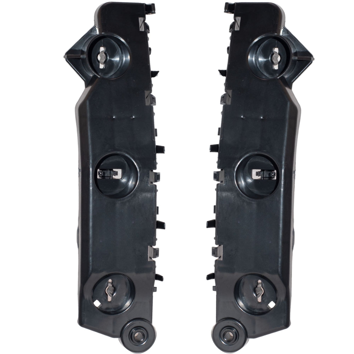 Front Outer Driver Side Left Passenger Side Right Bumper Cover Support Bracket Set Compatible with 2021-2025 Nissan Rogue Japan Built 62223-6RA0A 62222-6RA0A NI1042129 NI1043129