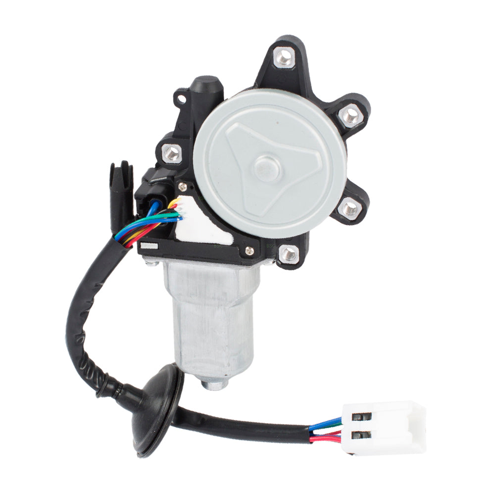 Brock Replacement Window Lift Regulator Motor 6 Pin Connector Driver Left Front Power Compatible with 2003-2009 350Z & 2003-2007 G35 2-Door Coupe 80731-CD00A