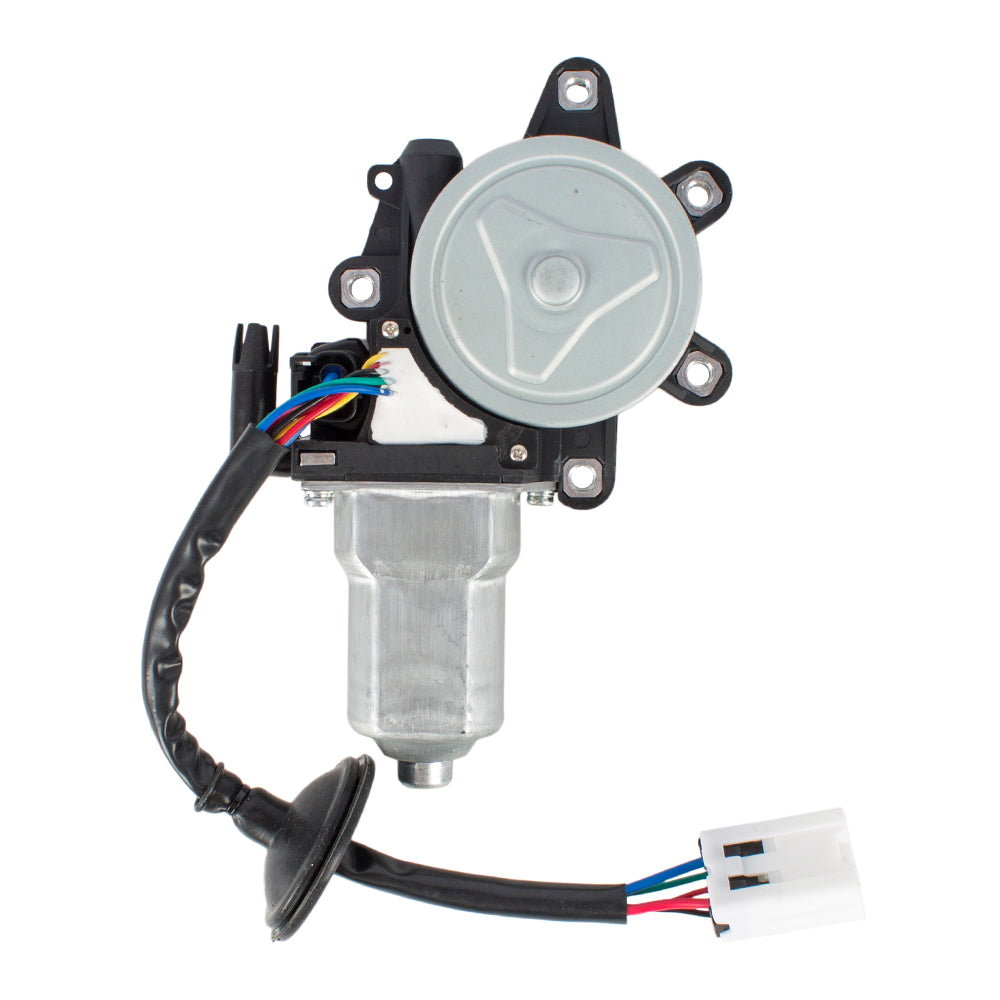 Brock Replacement Window Lift Regulator Motor 6 Pin Connector Driver Left Front Power Compatible with 2003-2009 350Z & 2003-2007 G35 2-Door Coupe 80731-CD00A