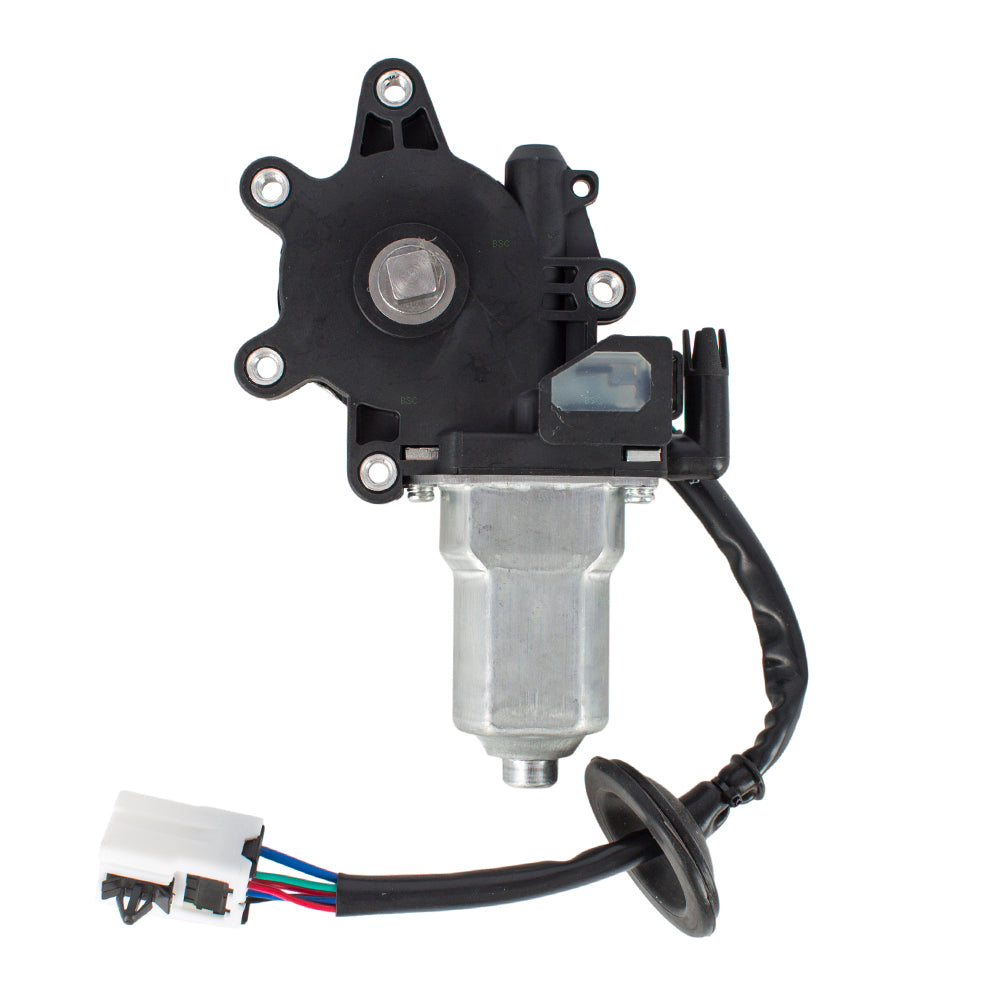 Brock Replacement Window Lift Regulator Motor 6 Pin Connector Driver Left Front Power Compatible with 2003-2009 350Z & 2003-2007 G35 2-Door Coupe 80731-CD00A
