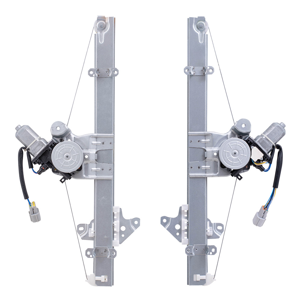 Window Regulator w/ Motor for 2013-2024 LEAF 6 Pin Connector Front 807213NF5A Set NI1350168