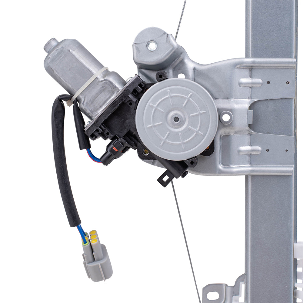 Brock Replacement Passenger Right Front Power Window Regulator With Motor Compatible With 13-24 Nissan Leaf 20-23 Nissan Sentra