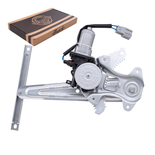 Brock Replacement Passenger Right Rear Power Window Regulator With Motor Compatible With 13-24 Nissan Leaf 20-23 Nissan Sentra