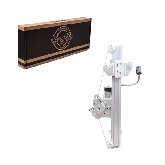 Window Regulator w/ Motor for 2013-2018 Altima Sedan 6 Pin Connector Front 807213TA2A Left NI1350160