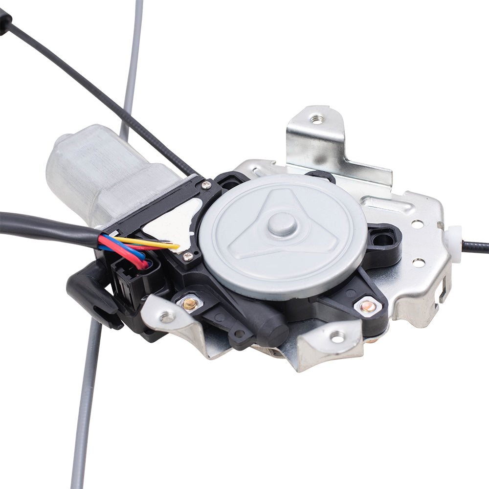 Brock Replacement Driver and Passenger Front Power Window Lift Regulators & Motors 6 Pin Connector Compatible with 02-06 Altima 80731-8J000 80730-8J015