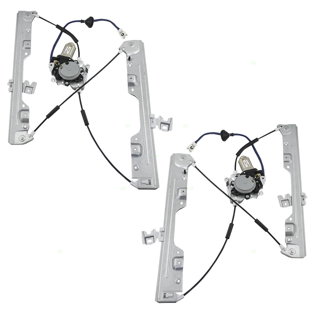 Window Regulator w/ Motor for 2003-2007 Murano Front 80721CA01A Set NI1350147