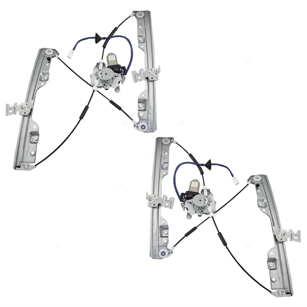 Window Regulator w/ Motor for 2003-2007 Murano Front 80721CA01A Set NI1350147