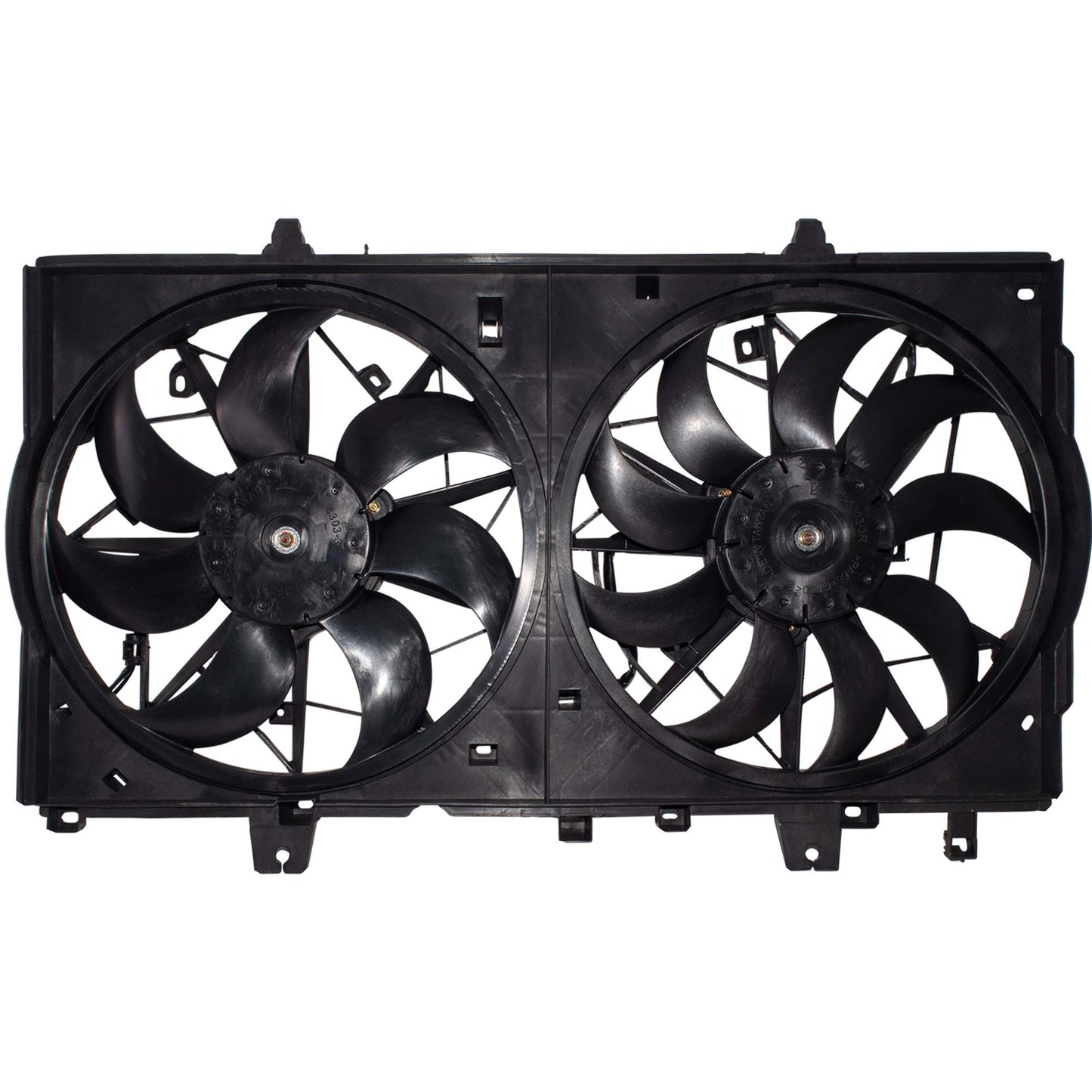 Brock Dual Cooling Fan Assembly Without Controller for 2014-2020 Nissan Rogue 2014-2020 Nissan Qashqai 4661-0004