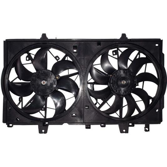 Brock Dual Cooling Fan Assembly Without Controller for 2014-2020 Nissan Rogue 2014-2020 Nissan Qashqai 4661-0004