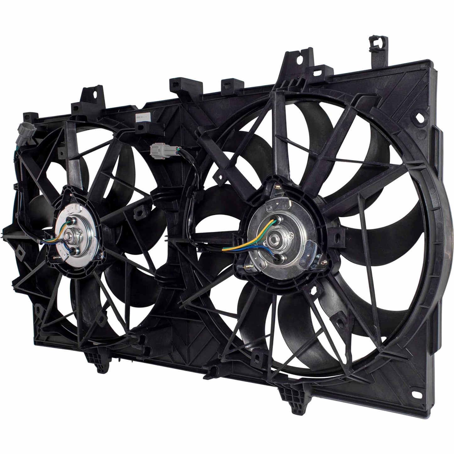 Brock Dual Cooling Fan Assembly Without Controller for 2014-2020 Nissan Rogue 2014-2020 Nissan Qashqai 4661-0004