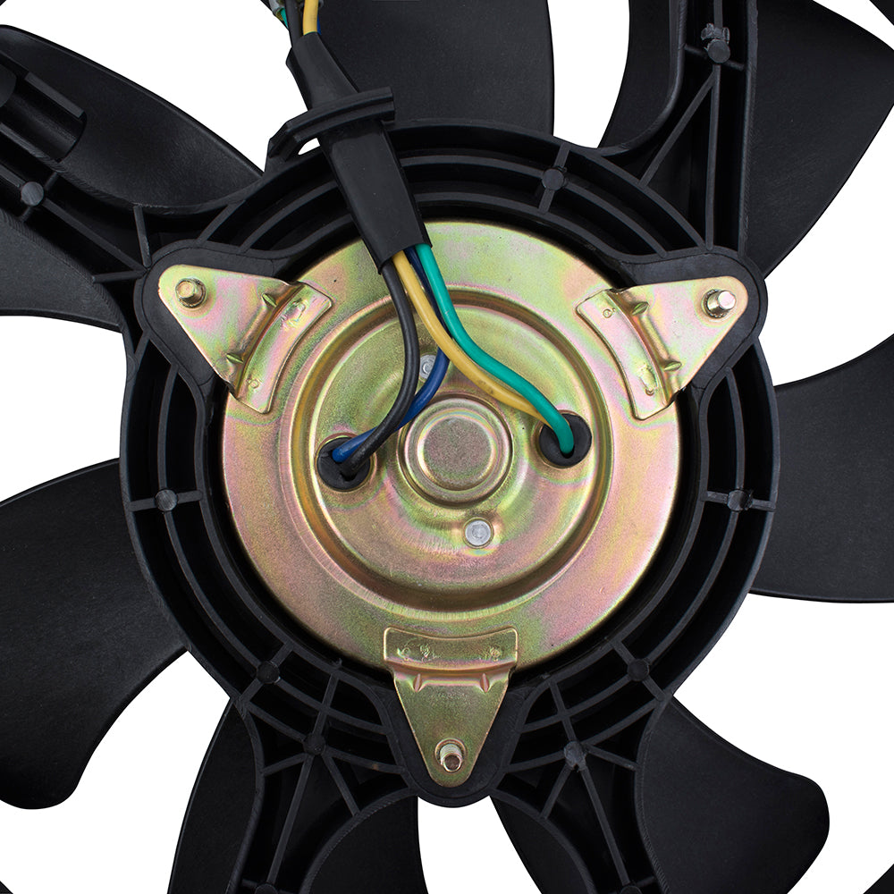 Brock Replacement for Engine Cooling Radiator Fan Motor Assembly Compatible with 07-12 Versa 21481EL30A NI3115135