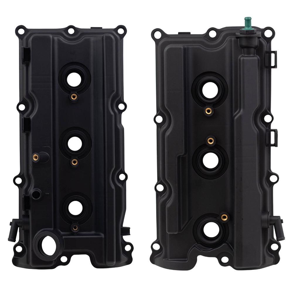 Brock Replacement Set Engine Valve Covers Compatible with 2005-2019 Frontier 4.0L 13264EA210 13264EA200