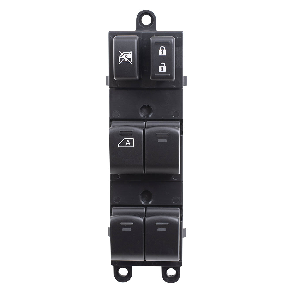 Brock Replacement Drivers Front Power Window Master Switch Compatible with 07-19 Frontier Pickup Truck 25401-ZP70A