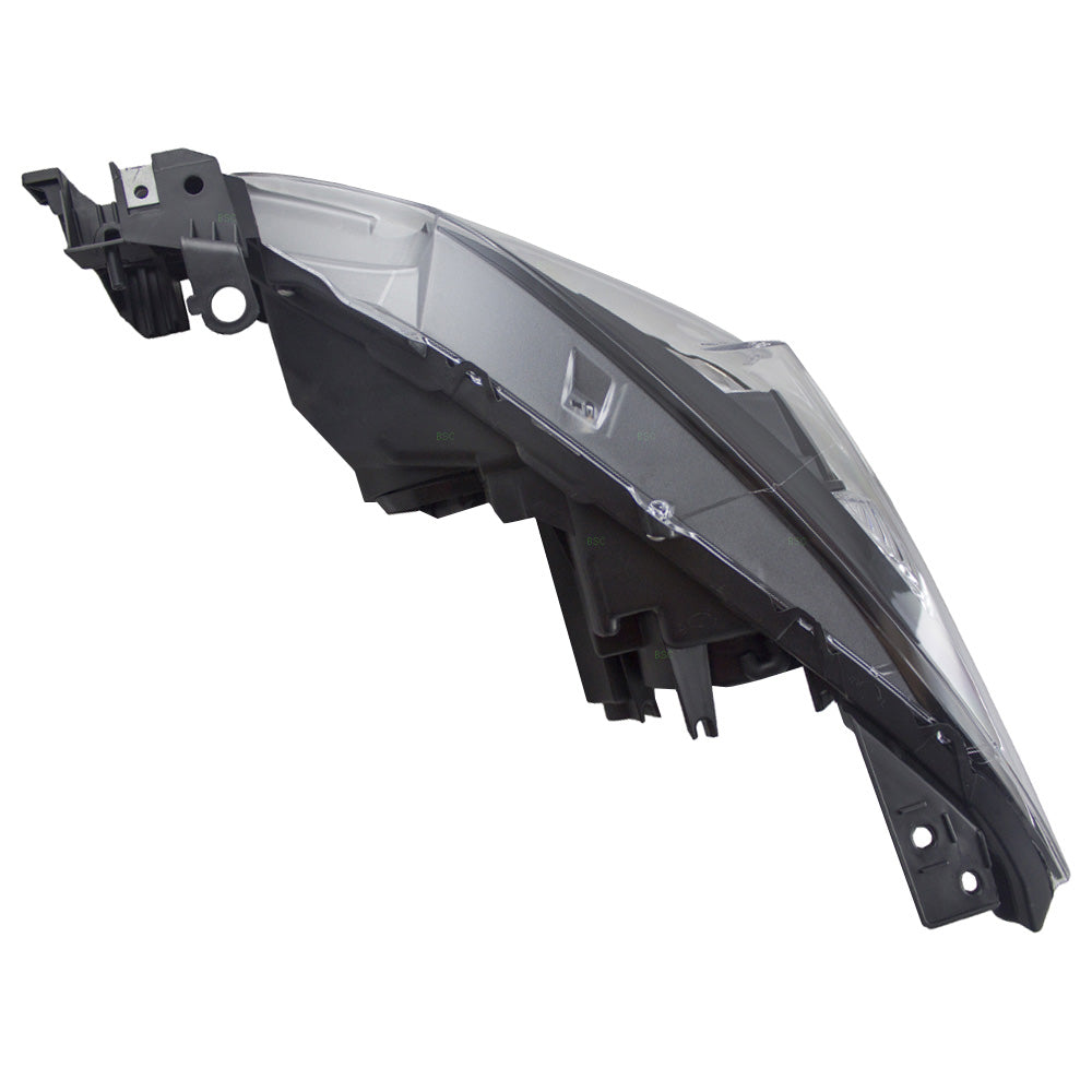Brock Replacement Passengers Halogen Headlight Headlamp Compatible with 3 BPW9-51-0K0A MA2503144