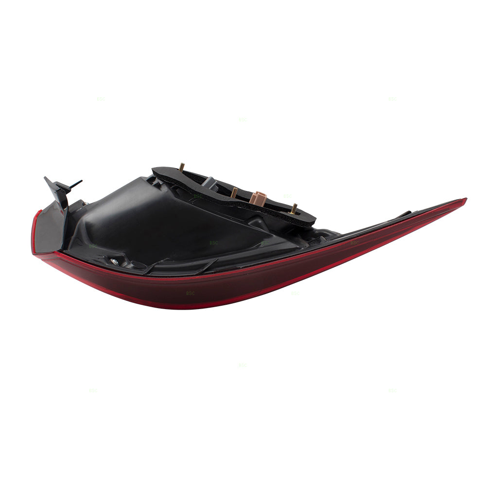 Brock Replacement Passengers Tail Lamp Tail Light Quarter Panel Mounted Compatible with 14-18 Mazda3 Sedan BHN151150B