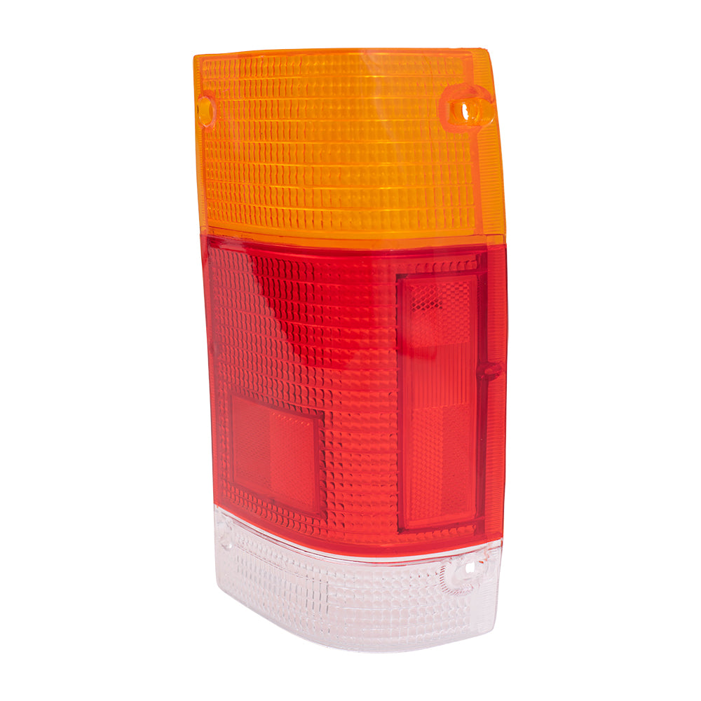 Brock Replacement Passengers Taillight Tail Lamp Lens Compatible with 86-93 Pickup Truck UB3951152A