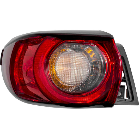 Brock 5222-0082L Driver Side Left Combination Tail Light Assembly Without Signature Lighting Compatible with 2017-2021 Mazda CX-5