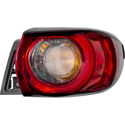 Brock 5222-0082R Passenger Side Right Combination Tail Light Assembly Without Signature Lighting Compatible with 2017-2021 Mazda CX-5