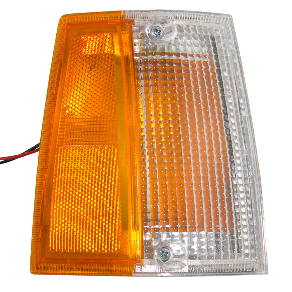 Brock Replacement Passengers Park Signal Side Marker Light Lamp Lens Compatible with 86-93 Pickup Truck UB3951100A