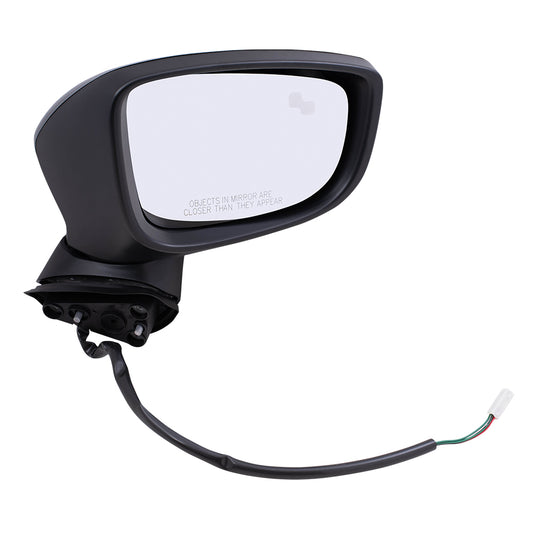 Power Mirror for 2014-2016 3 Sport Japan Built Blind Spot Detection for 2014-2016 3 BHP369121D Right MA1321192