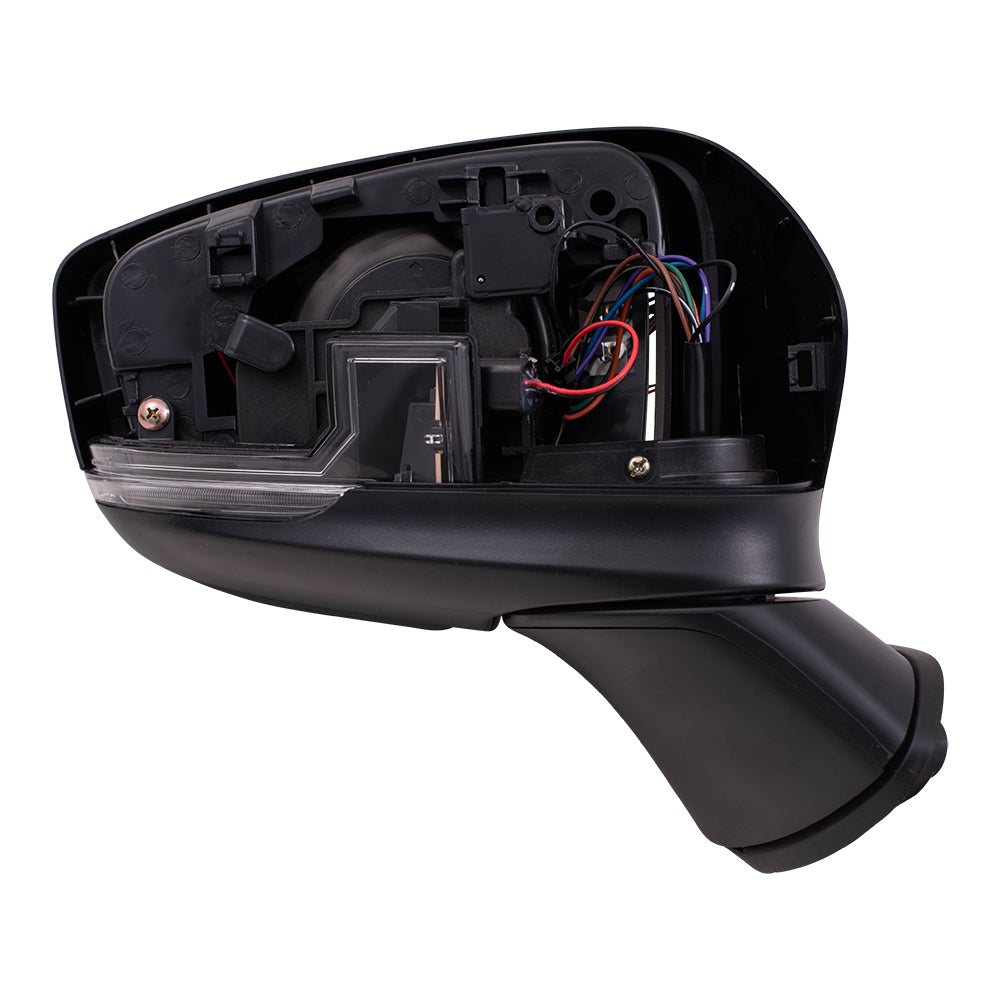 Replacement Passenger Power Side Mirror Heated Signal Blind Spot Detection Compatible with 2017-2019 Mazda6