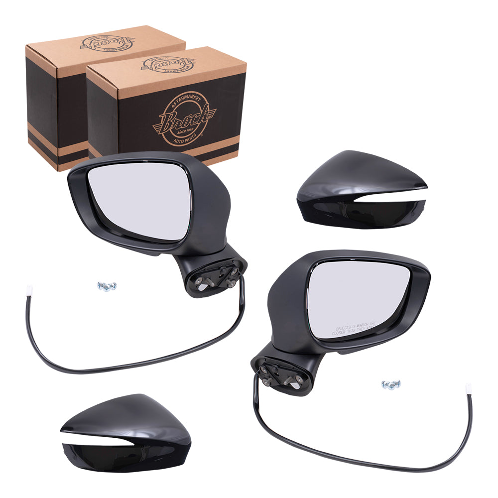 Power Mirror for 2015-2016 CX-5 From 4/1/14 Turn Signal Indicator Heated KR2369181A Set MA1320208