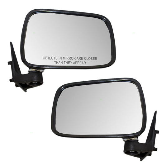 Manual Mirror for 1986-1987 B2000 1987-1993 B2200 1994-1996 B2300 1987-1993 B2600 1994-1996 B3000 UE5569180 Set