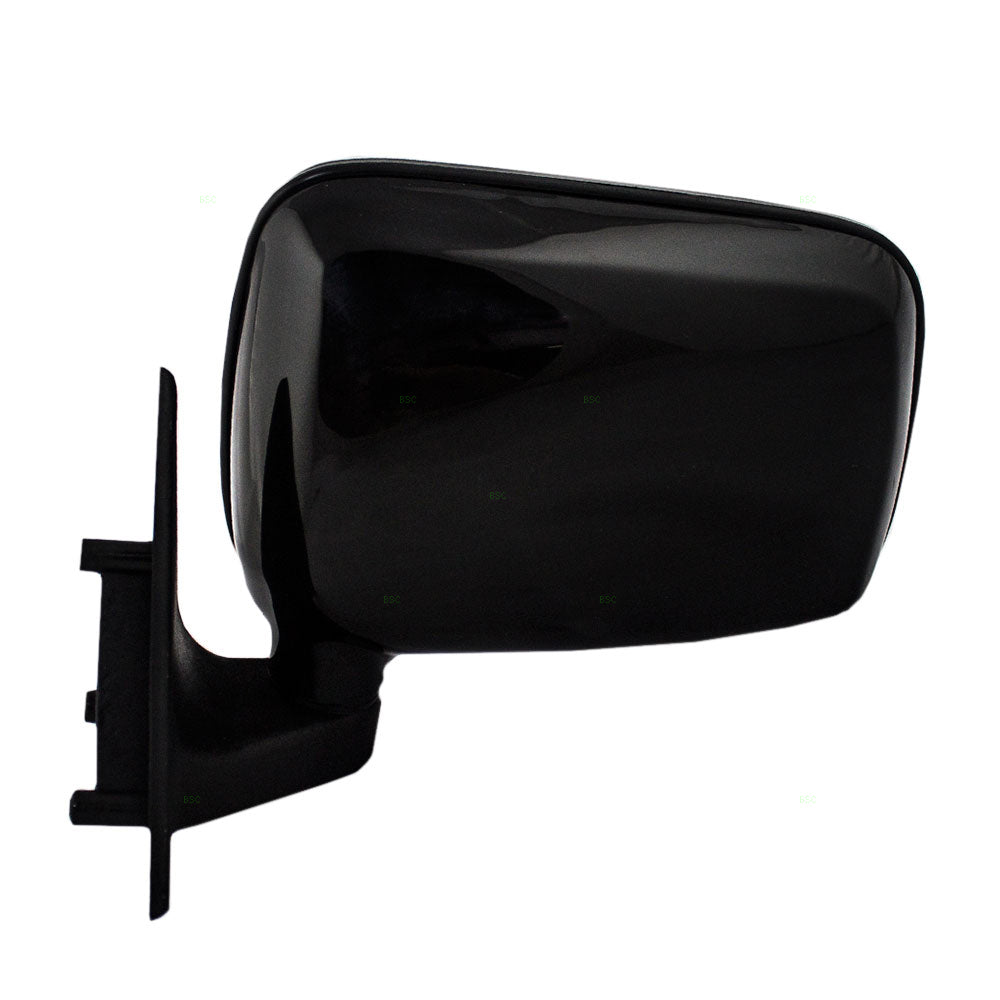 Brock Aftermarket Replacement Driver Left Manual Mirror Paint To Match Matte Black Housing Compatible with B-Series Pickup