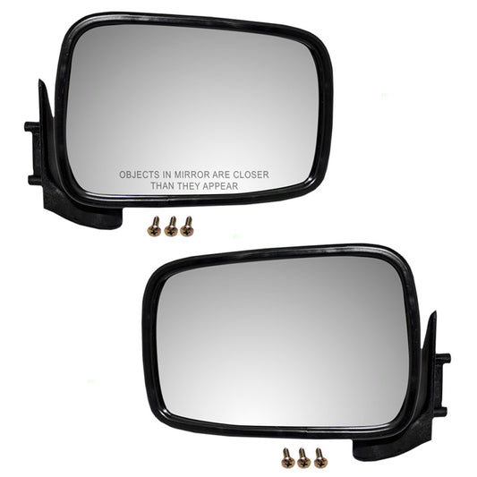 Manual Mirror for 1986-1987 B2000 1987-1993 B2200 1994-1996 B2300 1987-1993 B2600 1994-1996 B3000 UB4569180 Set
