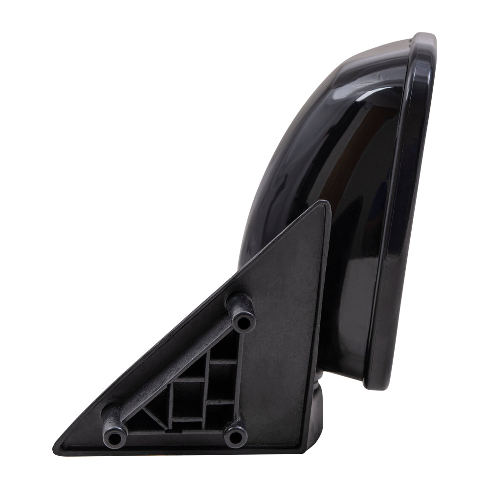 Brock Aftermarket Replacement Passenger Right Manual Mirror Paint To Match Gloss Black Housing Compatible with 1986-1993 Mazda B-Series Pickup