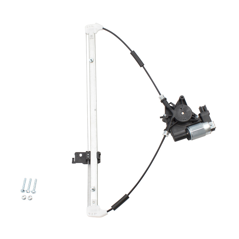 Brock Replacement Pair Set Rear Power Window Lift Regulators & Motors 2 Pin Connector Assemblies Compatible with 07-12 CX-7 EG2173590C EG2172590C