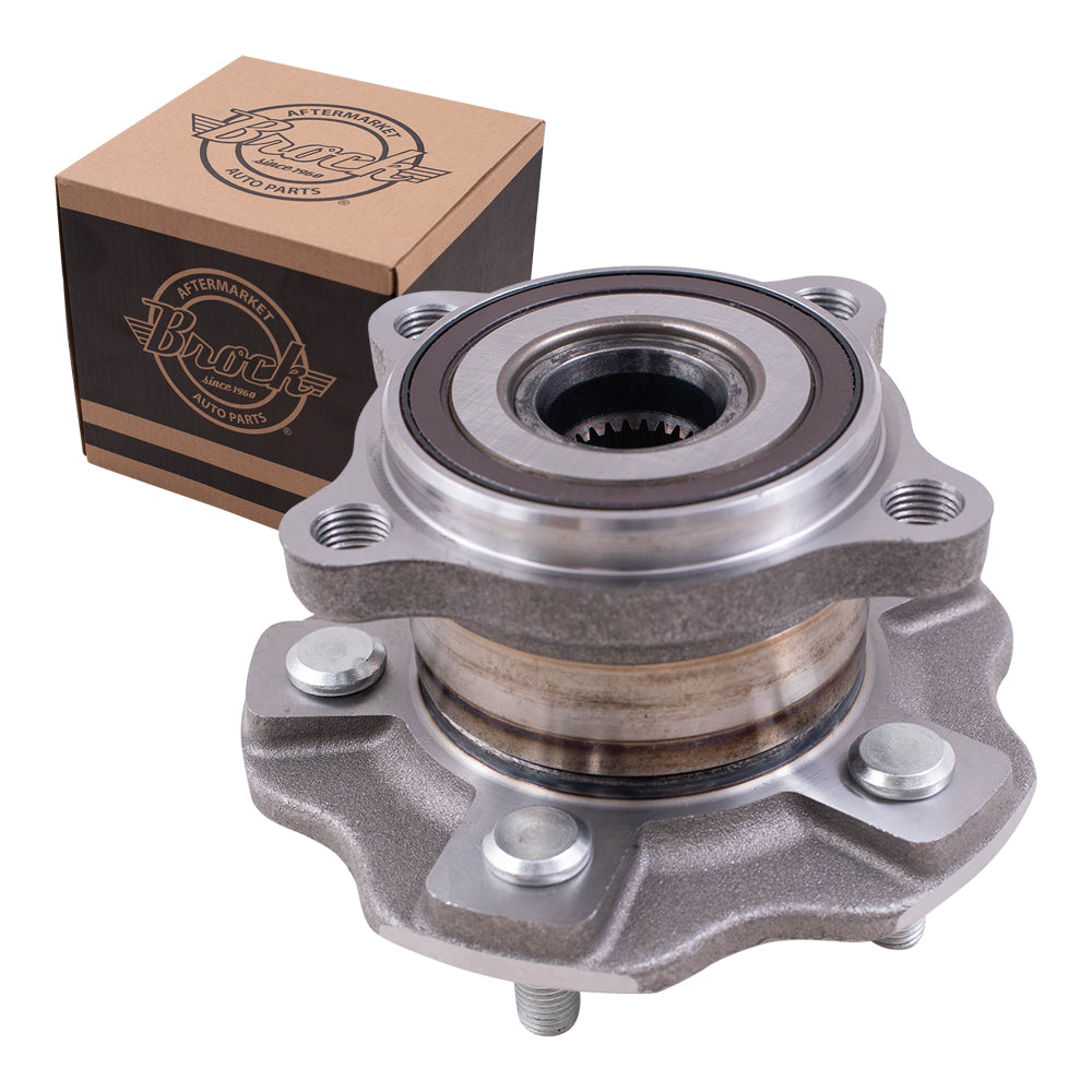 Brock Replacement Rear Hub Bearing Assembly Compatible with 14-20 Highlander AWD Highlander Hybrid AWD