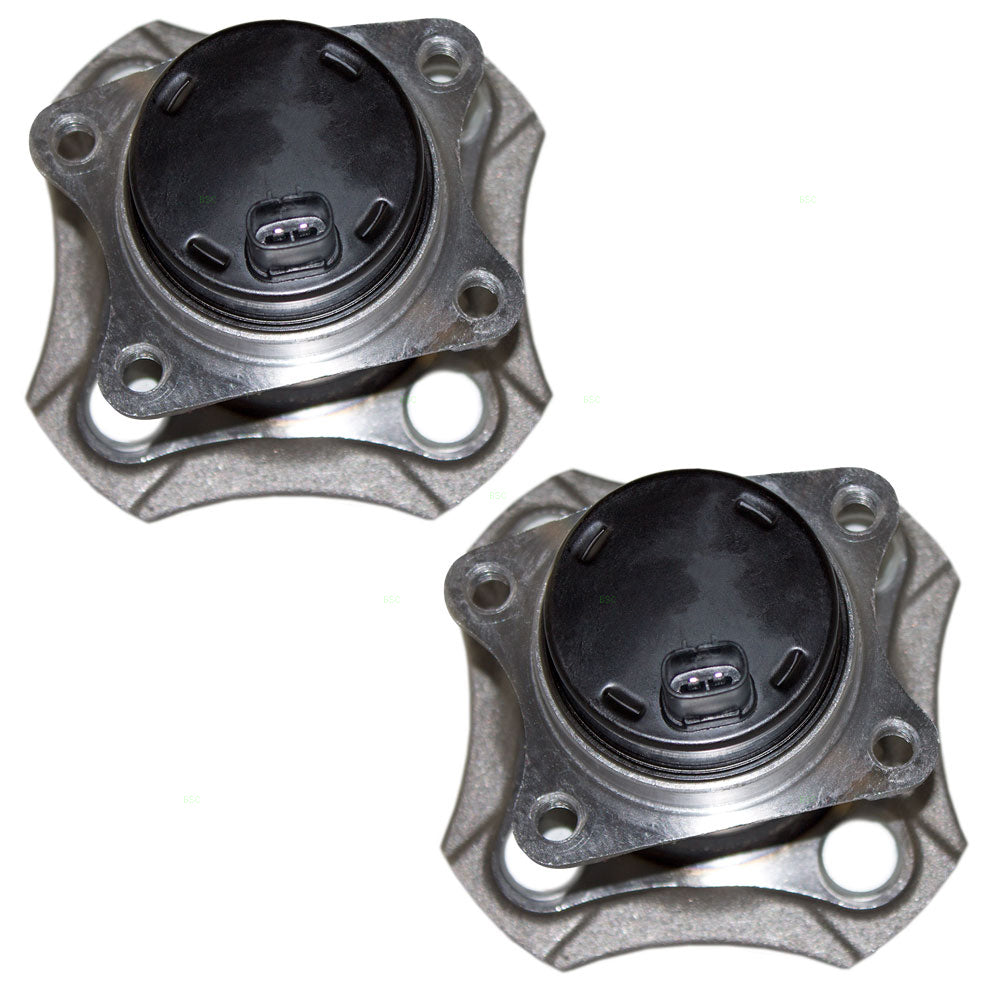 Brock Replacement Set Pair of Rear Wheel Hub Bearings Compatible with 2004-2006 xA xB 2000-2005 Echo 42410-52021