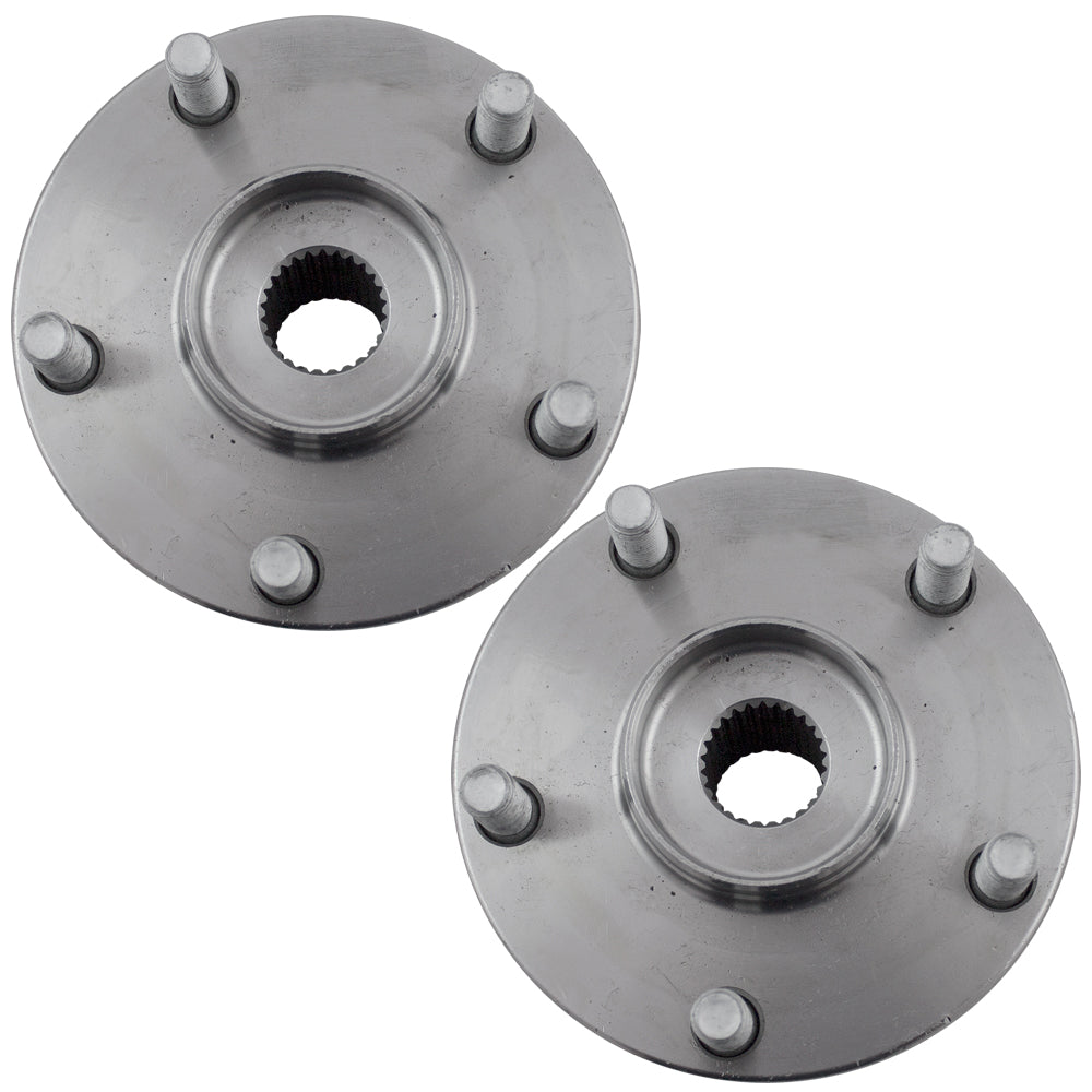 Brock Replacement Pair Set Front Wheel Hub Bearings Compatible with iM tC xB HS250h Prius V RAV4 43550-0R010 513257 HA590165