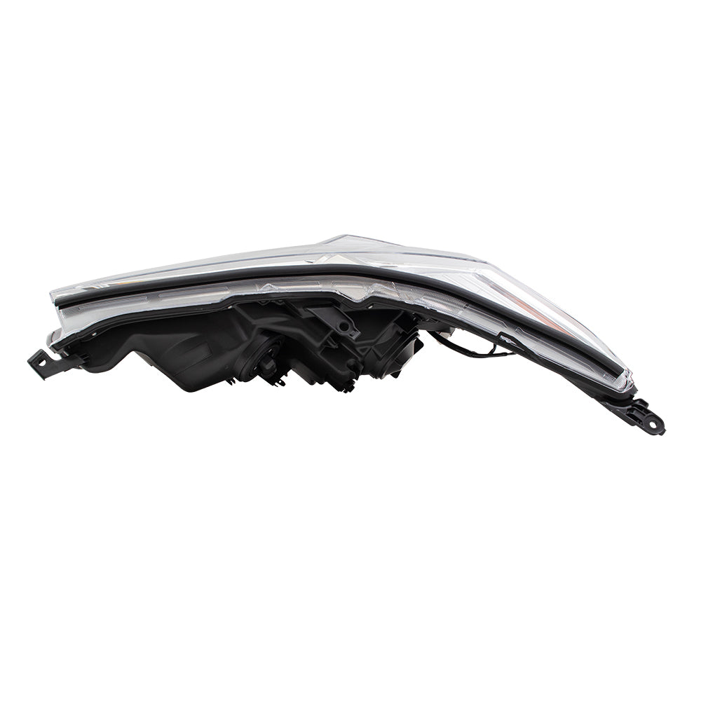 Headlight for 2017-2019 Highlander w/ Smoked Chrome Accent w/o LED 811500E330 Set