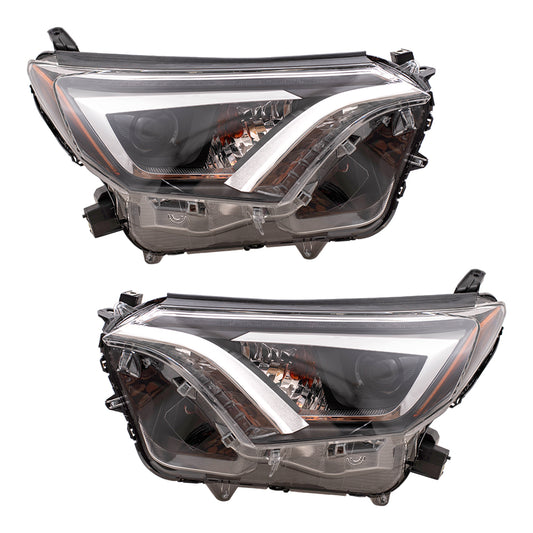 Headlight for 2016-2018 RAV4 LED 8118542670 Set