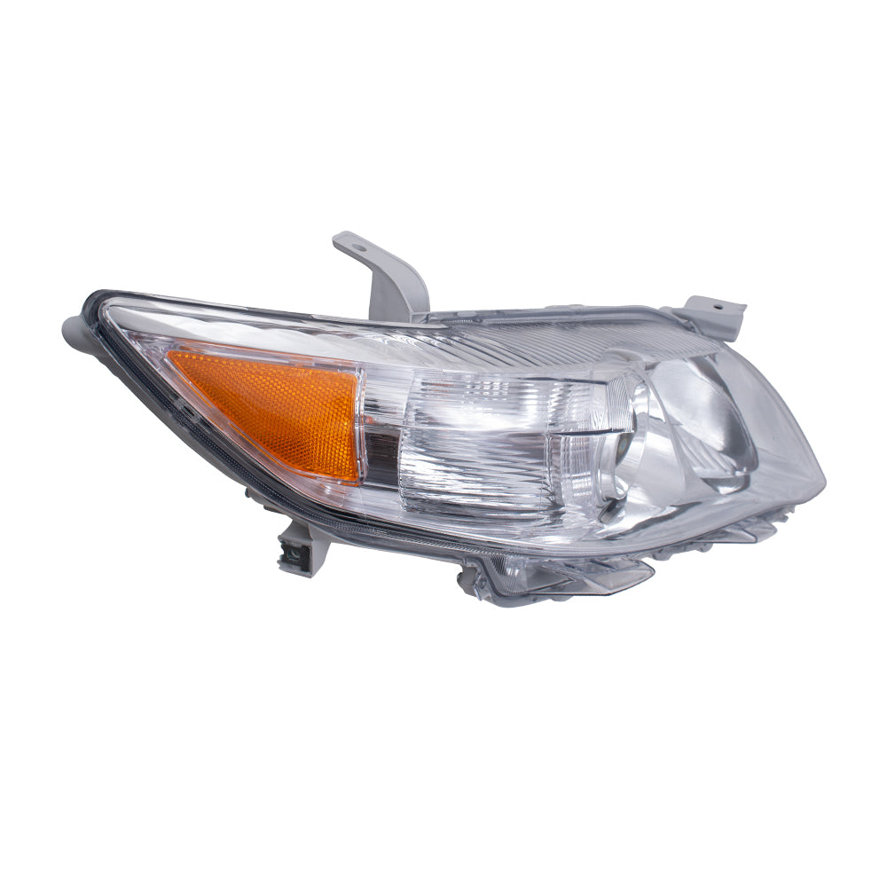 CAPA Headlight for 2010-2011 Camry Exc SE USA Built Set