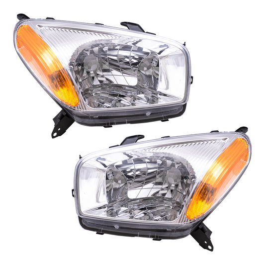 Headlight for 2001-2003 RAV4 w/o Sport Package 8117042190 Set