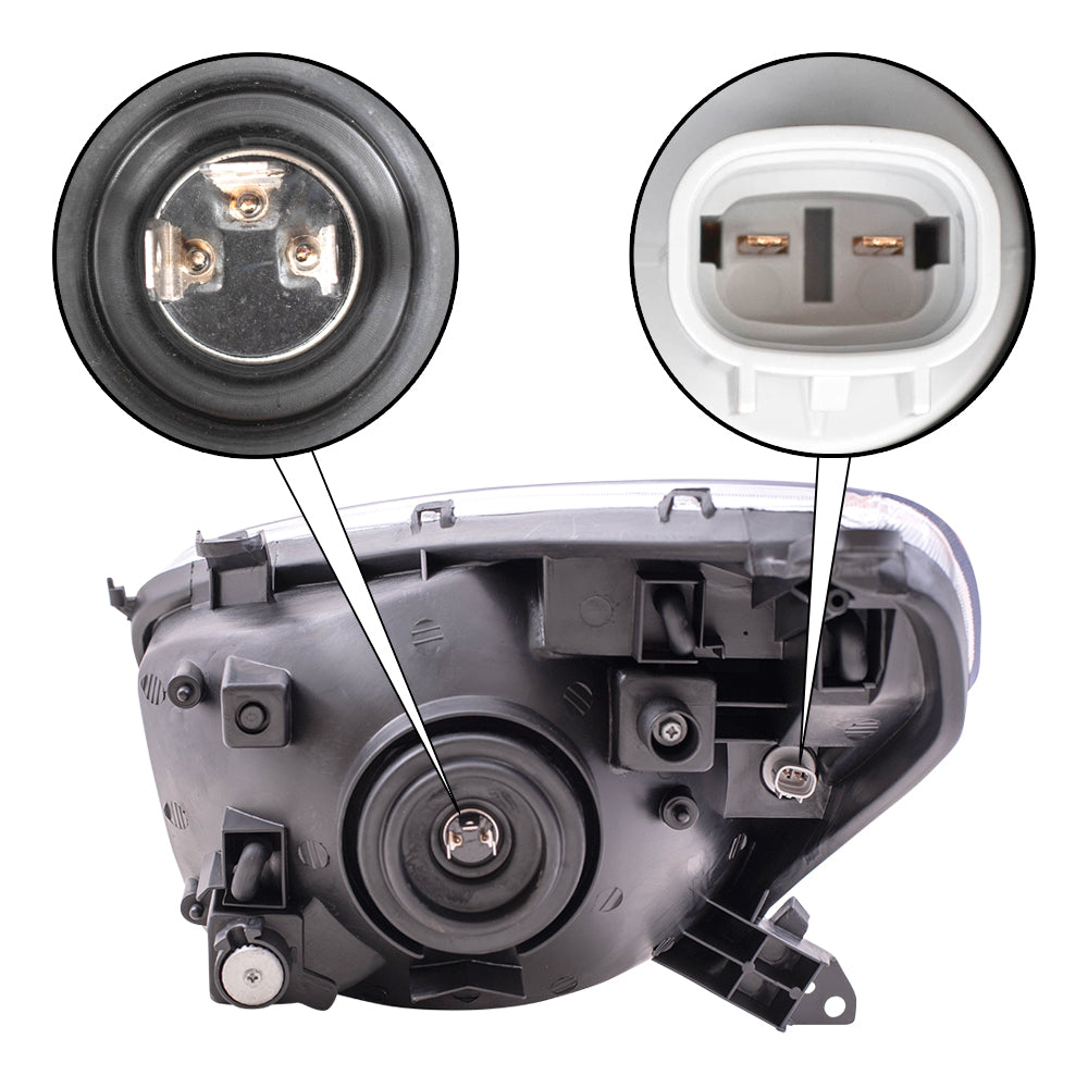 Headlight for 2001-2003 RAV4 w/o Sport Package 8117042190 Set