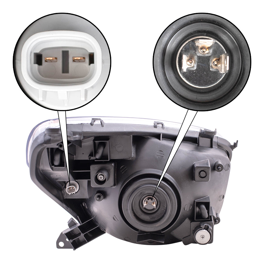Headlight for 2001-2003 RAV4 w/o Sport Package 8117042190 Left