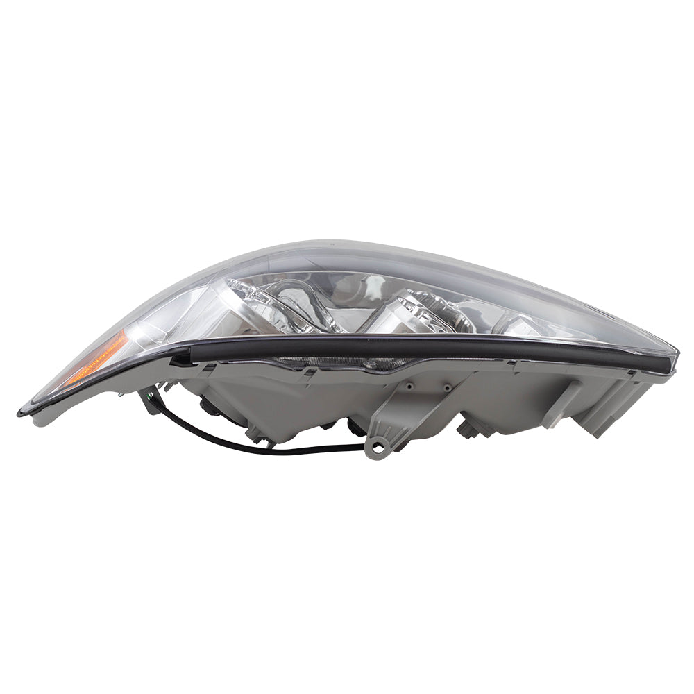 Brock Replacement Drivers Halogen Headlight Headlamp with Chrome Trim Compatible with 2005-2006 Camry 8115006180