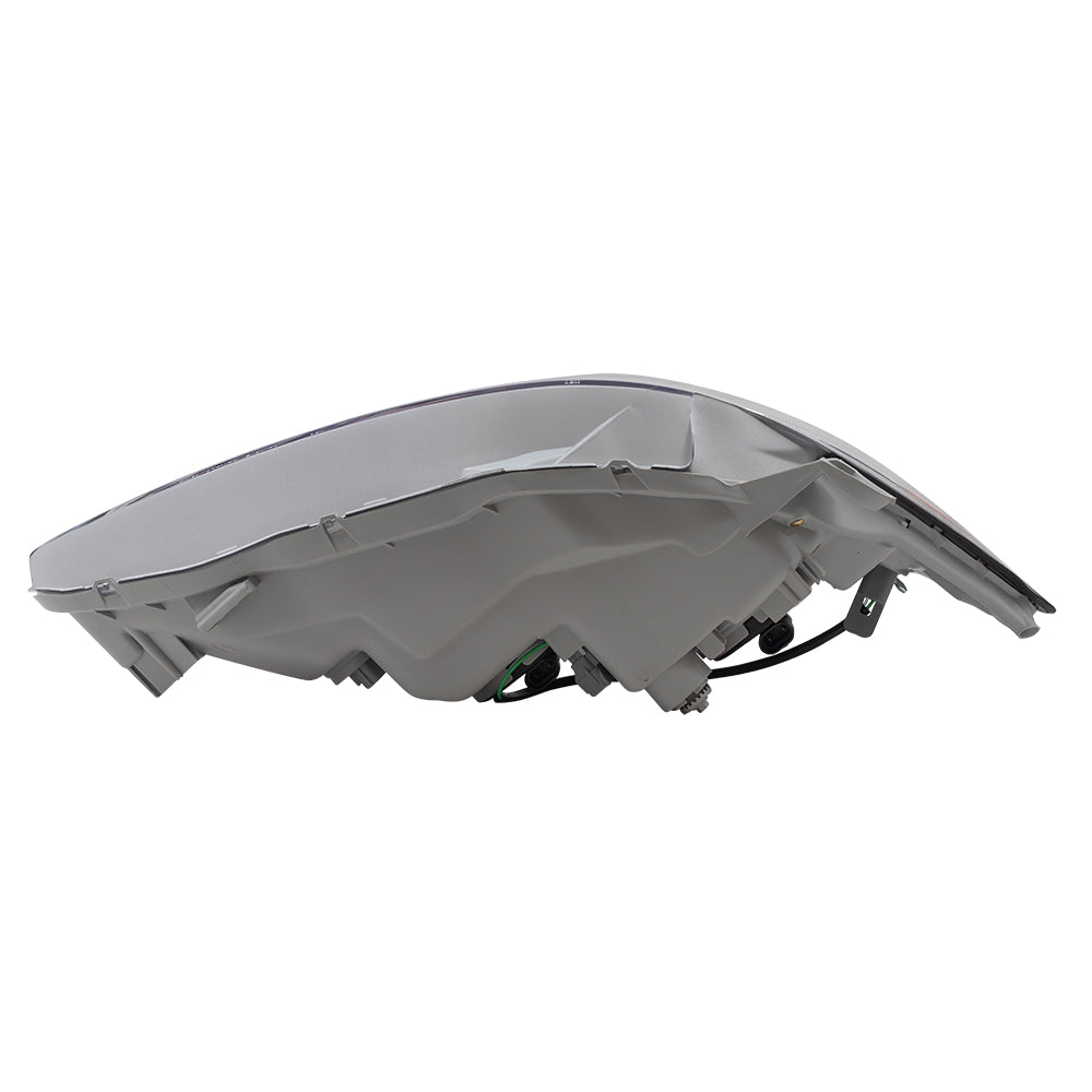 Brock Replacement Drivers Halogen Headlight Headlamp with Chrome Trim Compatible with 2005-2006 Camry 8115006180